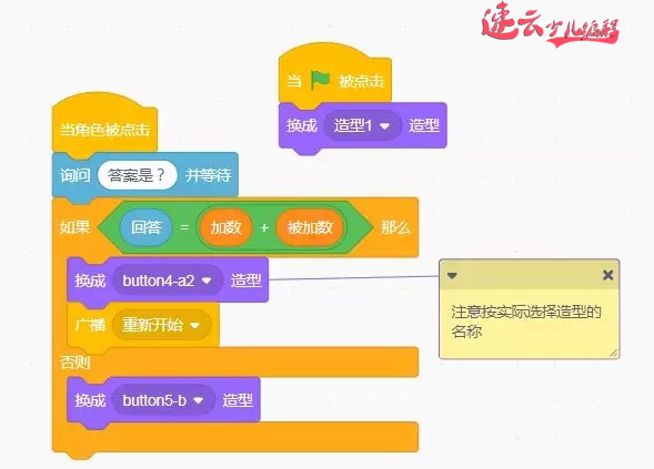 三年级的数学题，编程实现水果加法题！你学会了吗？「济南机器人编程 - 山东机器人编程 - 机器人编程」山东首家少儿无人机编程(图6)